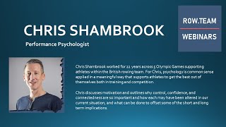 Row.Team - A conversation with Chris Shambrook, Performance Psychologist.