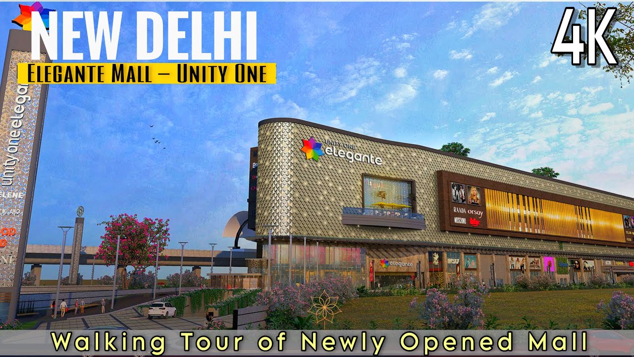 Delhi's Newly Opened Mall - Unity One Elegante Mall - Netaji Subhash Place | New Delhi Walking Tour