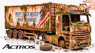 Restoration Abandoned Mercedes-Benz Actros Container HEAVY TRUCK MOCKUP | ULTIMATE Transformation!