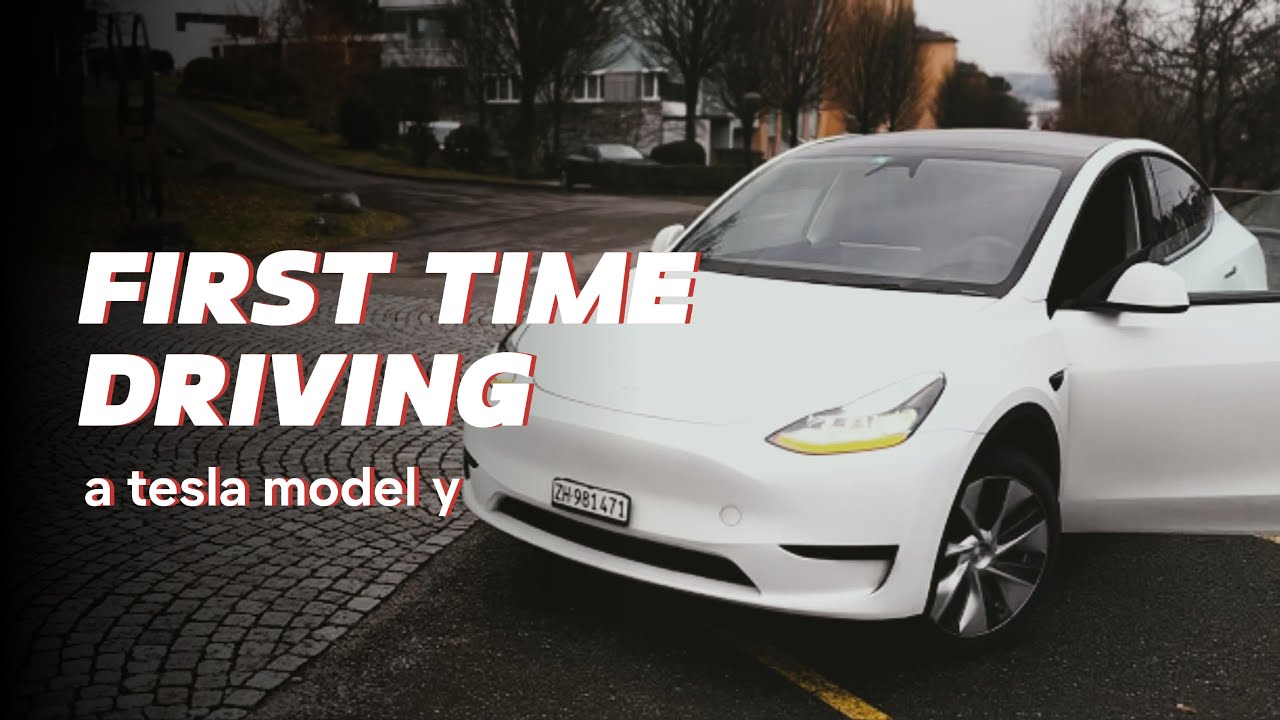 FIRST TIME DRIVING a Tesla Model Y