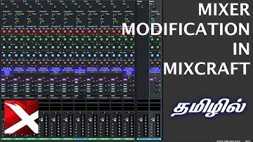 Mixer Modifications Settings In Mixcraft Pro Studio | Digital Mixer | Mixcraft Tamil Tutorial
