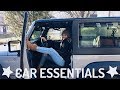 Car (Jeep Wrangler) Essentials (what's in my car) | Brooklyn Anne