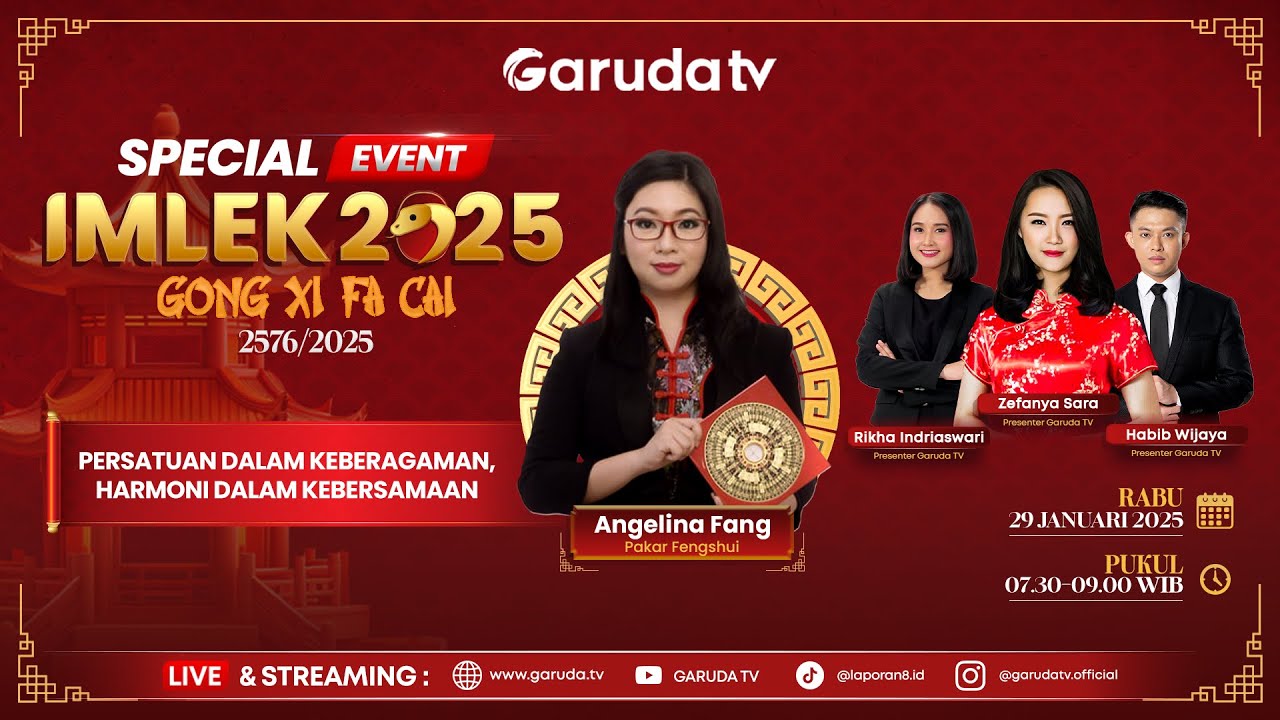 🔴 SPECIAL EVENT: Tahun Baru Imlek 2025, Gong Xi Fa Cai 2576/2025 🐍