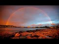 IBIZA 2021 DOUBLE RAINBOW FULL SIZE OVER BAHIA SAN ANTONIO