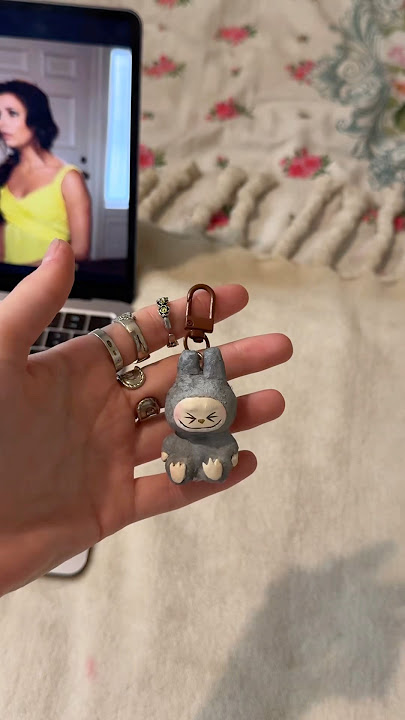 #diy mini Labubu keychain🤏