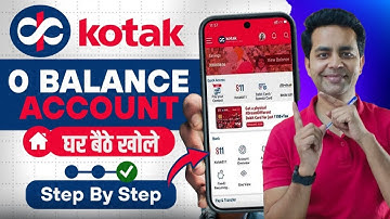 Kotak Mahindra Bank Open Account Zero Balance | Kotak 811 Account Opening Online Zero Balance
