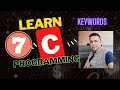 Learn C Programming from scratch - Keywords in C - ANSI C - সি প্রোগ্রামিং -Bangla Tutorial - P7