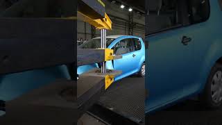 Hydraulic Press vs Small Car: Total Destruction! 🚗💥