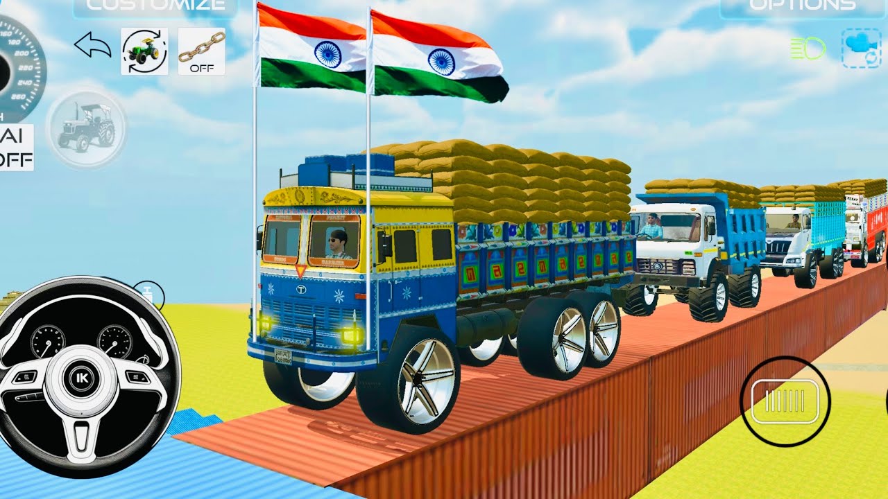 DRIVE BIG HEAVY TRUCK 🔥AND LOADED STONE BORII ON DUMPER TRUCK IN GAME 