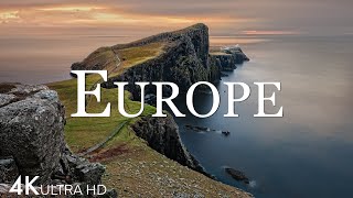 EUROPE 4K - Beautiful Drone Film With Relaxing Music