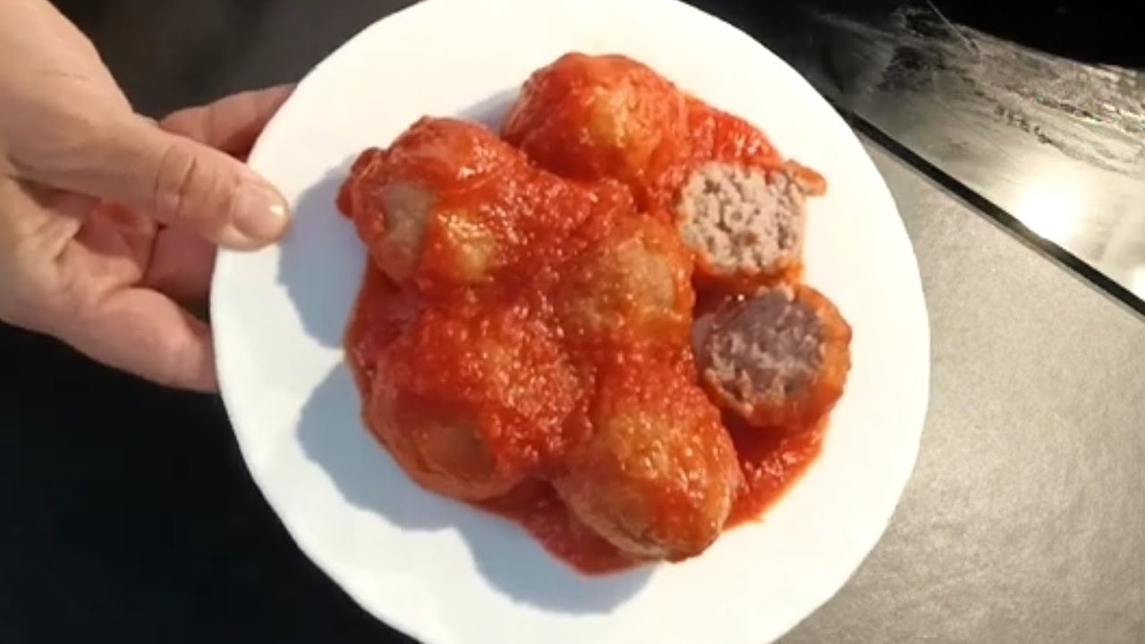 ALBONDIGAS en salsa de TOMATE
