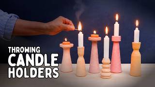 Tall and Top-Heavy -  How I Keep these Candle Holders Steady