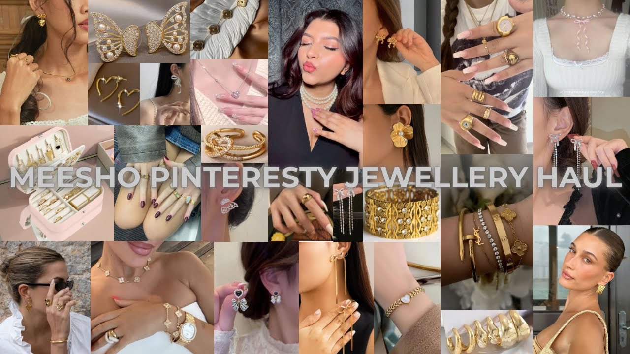 HUGE Trendy Meesho Jewellery Haul🌺 | Anti Tarnish Jewellery | Dainty Everyday Wear