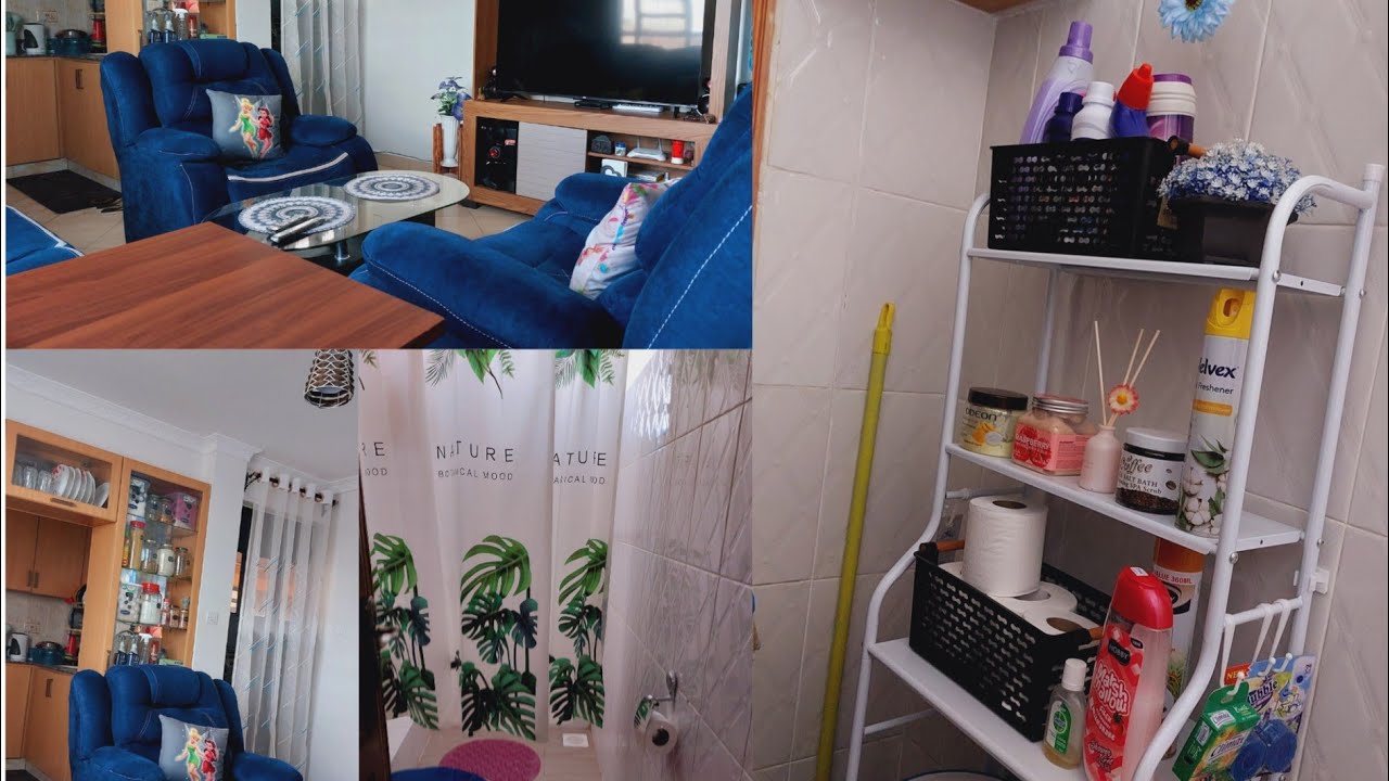 One Bedroom House Tour In Kamakis For 18,000/Babygirl's Edition 🥰/Decluttering 5 Seater