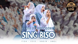 Sing Biso - Fida, Cece, Andin, Amel Live Performance