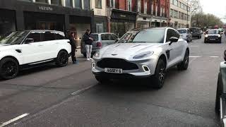 Aston Martin DBX Sound \& Acceleration On The Street | Supercars In London 2022 | Car Spotting | SIL