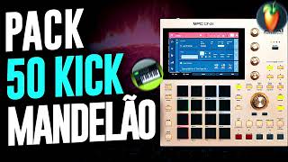 PACK 50 KICK PARA PRODUZIR FUNK MANDELÃO