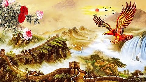 50 Mẫu Tranh 3D Vải Lụa Sông Nước Thủy Mặc Tuyệt Đẹp P1 - Xưởng In Tranh 3D Vải Lụa Sài Gòn