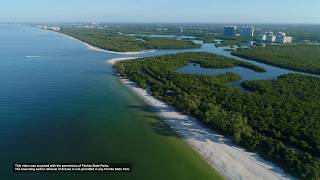 Beautiful Aerial Video of Wiggins Pass and Barefoot Beach Preserve