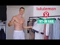 Men's Athletic lululemon Try-On Haul + 15 Ab Workouts