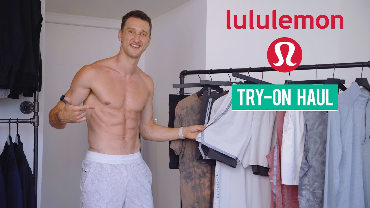 Men's Athletic lululemon Try-On Haul + 15 Ab Workouts - YouTube