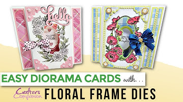 EASY DIORAMA CARD TUTORIAL | CRAFTER