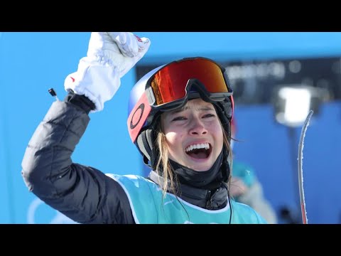 Ailing Eileen Gu wins her third  medal , 冬奥 谷爱凌夺金, Freestyle Skiing Beijing 2022 | final highlights