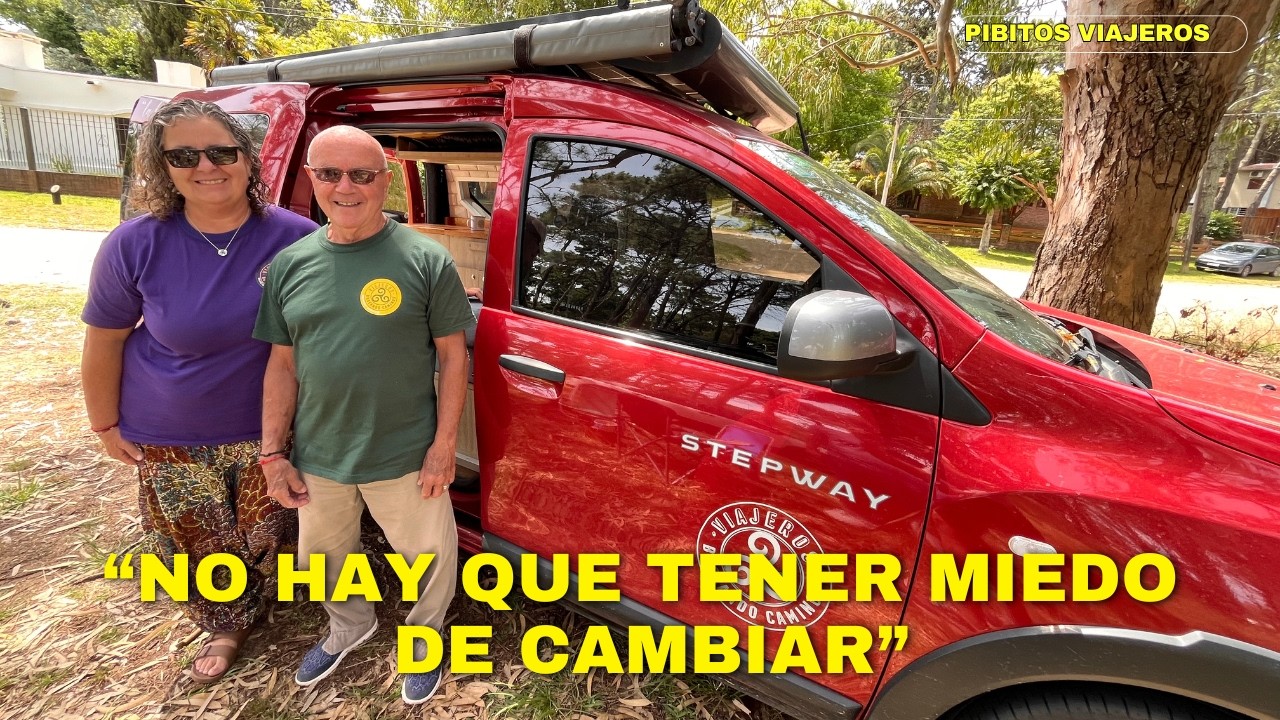 Tienen 60 y 80 años y viajan en esta MINI CAMPER 