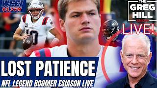 BONEHEAD Mistake CONCERN for Maye's Decision-Making Boomer Esiason LIVE! ||The Greg Hill Show