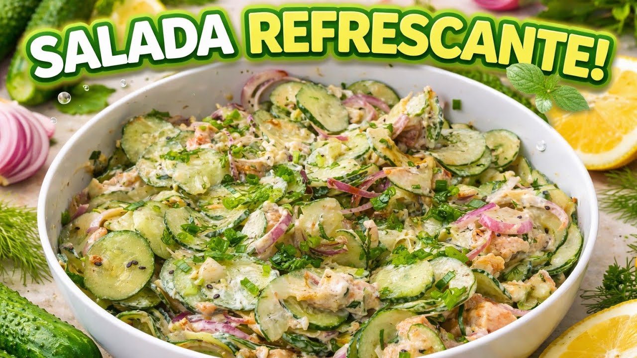 SALADA REFRESCANTE QUE VICIA!