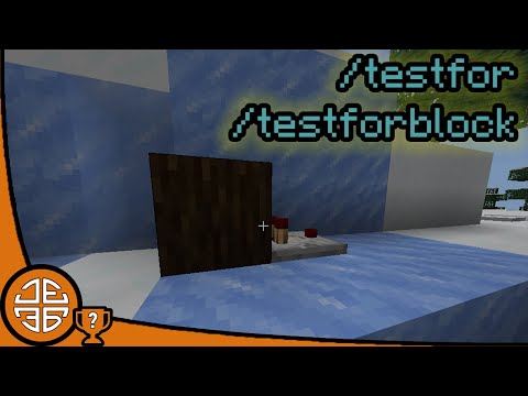 How To Use '/testfor' & 'testforblock' Command In Minecraft Bedrock
