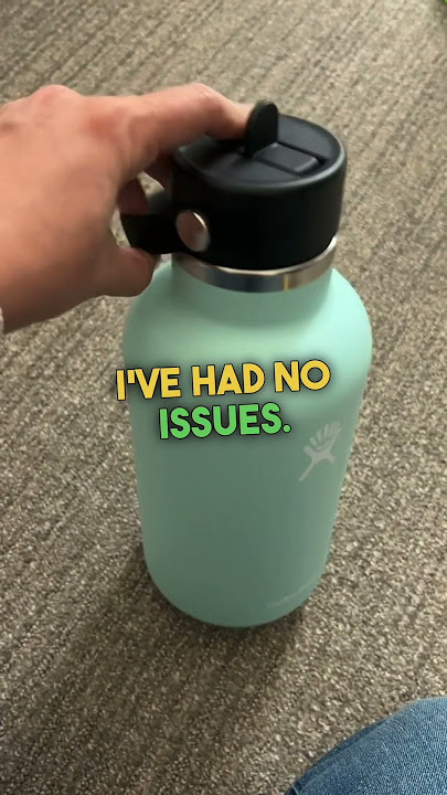 Hydro Flask Wide Mouth Straw Lid Comparison 40, 32, and 24 oz 
