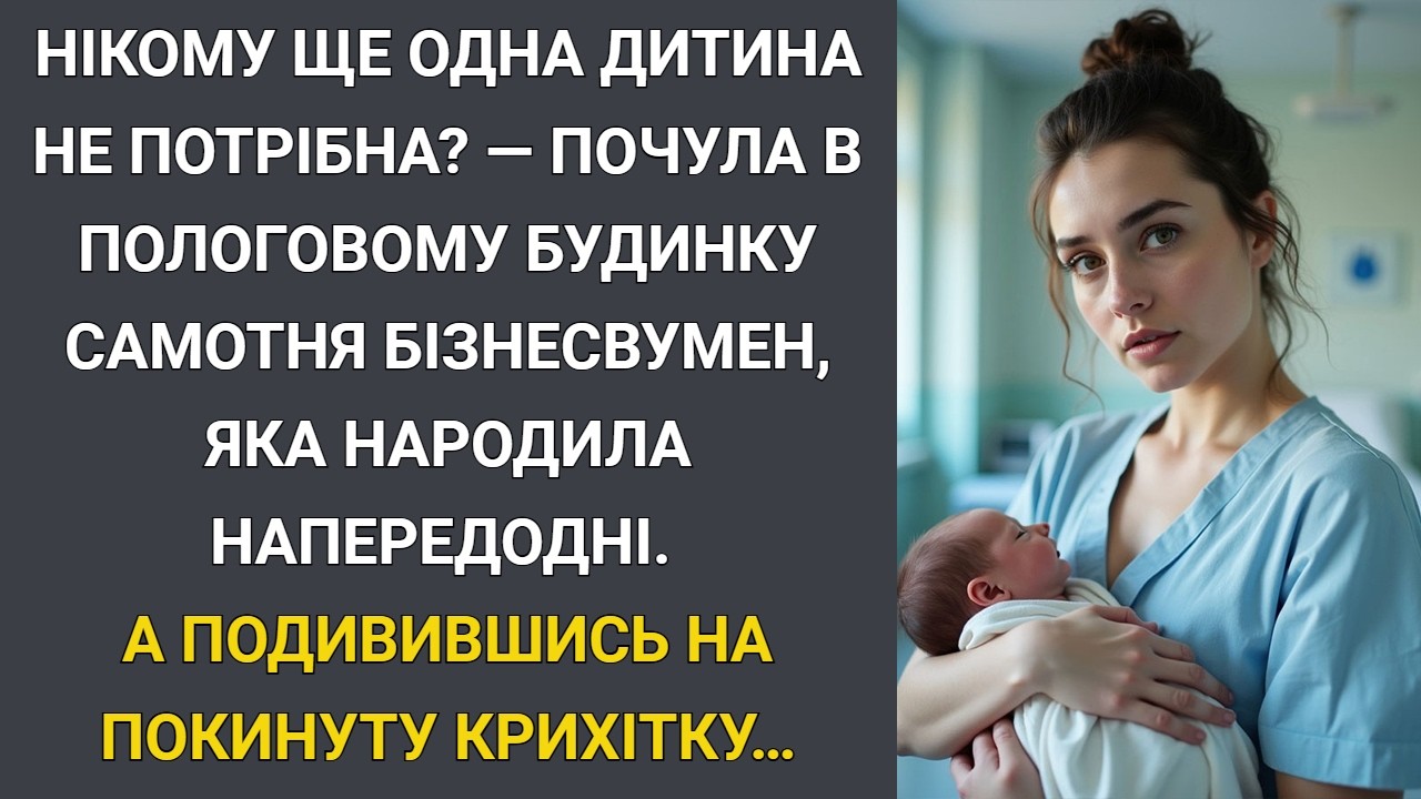 Нікому ще одна дитина не потрібна? - почула в пологовому будинку самотня бізнесвумен, яка народила