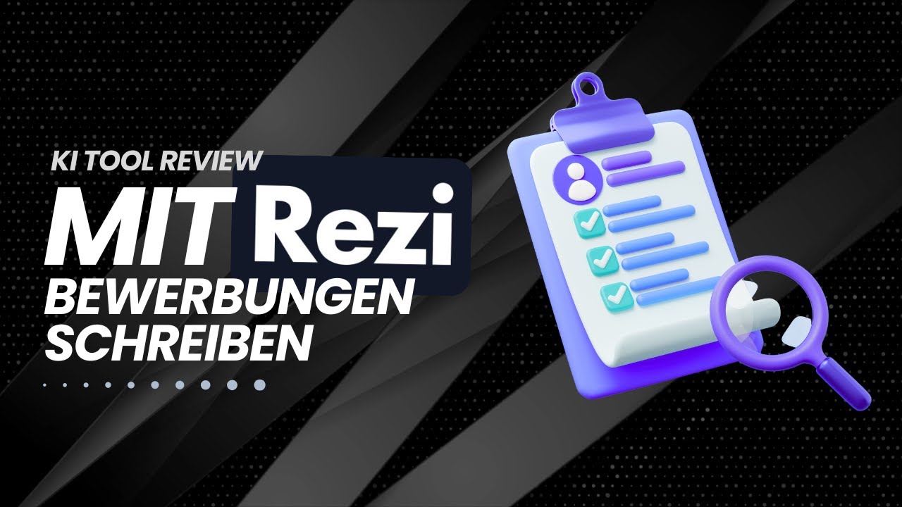 Rezi AI – KI Resume Builder | Tool-Demo & Funktionen