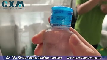 CX-TBJ High speed Shrink sleeve labeling machine for bottle neck