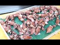 寿司職人によるホタルイカの仕込みから握りまで〜How To Make Firefly squid Sushi〜