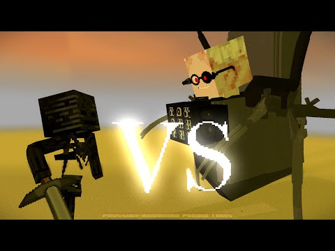 Scientist Toilet Mech vs Wither Skeleton Titan