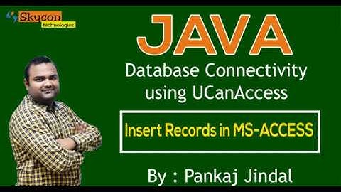 #jdbc How insert record in ms access using jdbc - insert record in access database using java