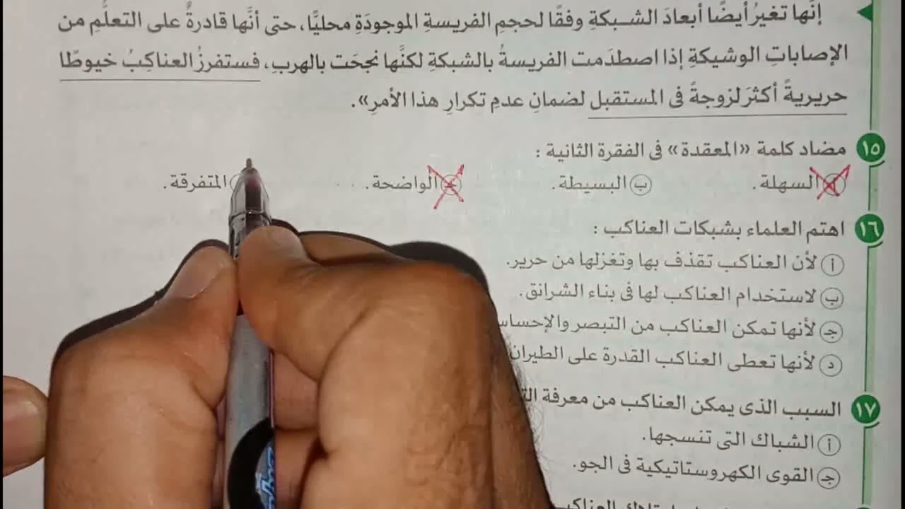 حل النموذج الخامس من نماذج امتحانات ملحق كتاب الامتحان للصف الثانى الثانوى الترم الاول 2024