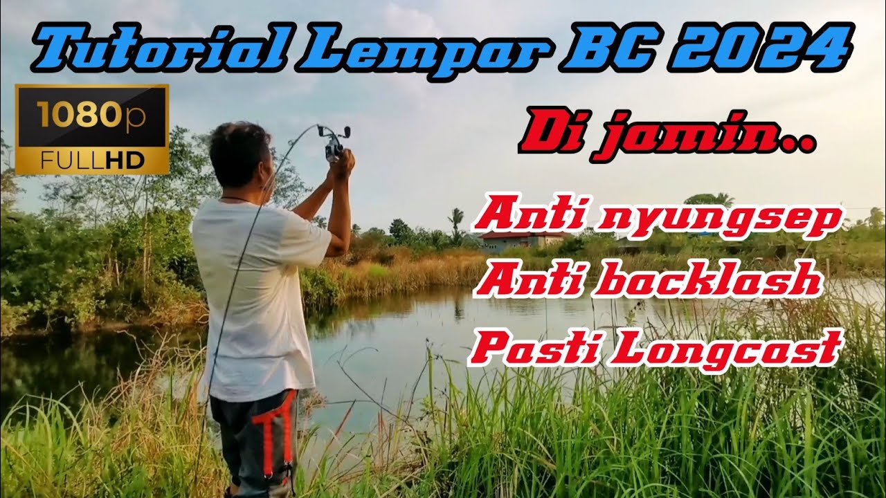 TUTORIAL LEMPAR BC 2024‼️Cara lempar reel BC untuk pemula, belajar reel BC pemula langsung bisa