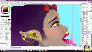 OC Devil Girl Speedpaint