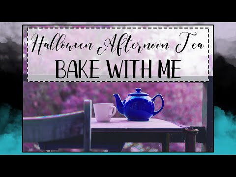 Halloween Afternoon Tea Bake With Me: Apple Caramel Cake, Chai Scones, Caramel Butter Cream