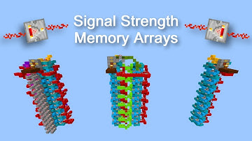 Signal Strength Memory Arrays in Minecraft