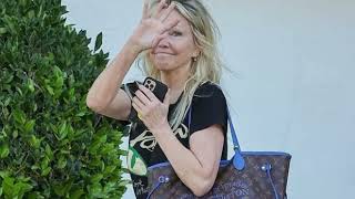 "Heather Locklear, 61, Exudes Positivity After Sobriety Challenge, Sporting Poison Band Tee in