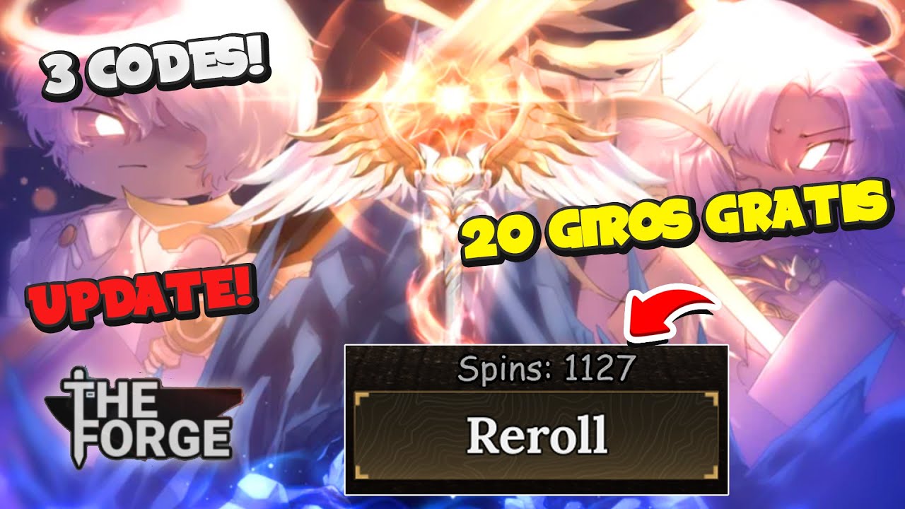 NOVOS CÓDIGOS DE 20 SPINS NO THE FORGE + TODOS OS CÓDIGOS SECRETOS DO THE FORGE...