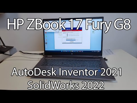 Unboxing HP ZBook 17 Fury G8 - Intel Core i7-11800H