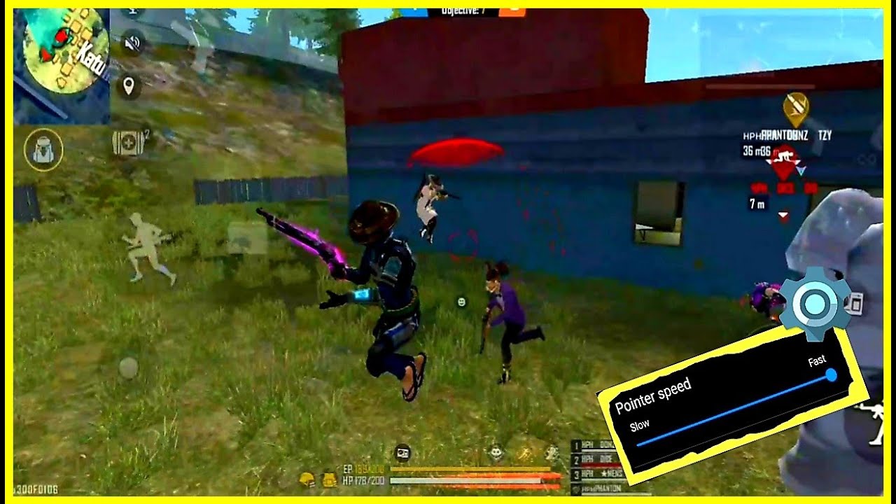 POINTER SPEED POWER para SAMSUNG,A3,A5,A6,A7,J2,J5,J7,S5,S6,S7,S9,A10,A20,A30,A50,A70 // FREEFIRE