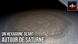 Un hexagone géant sur Saturne