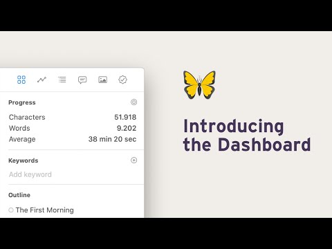 Introducing the Dashboard | Ulysses Tutorial