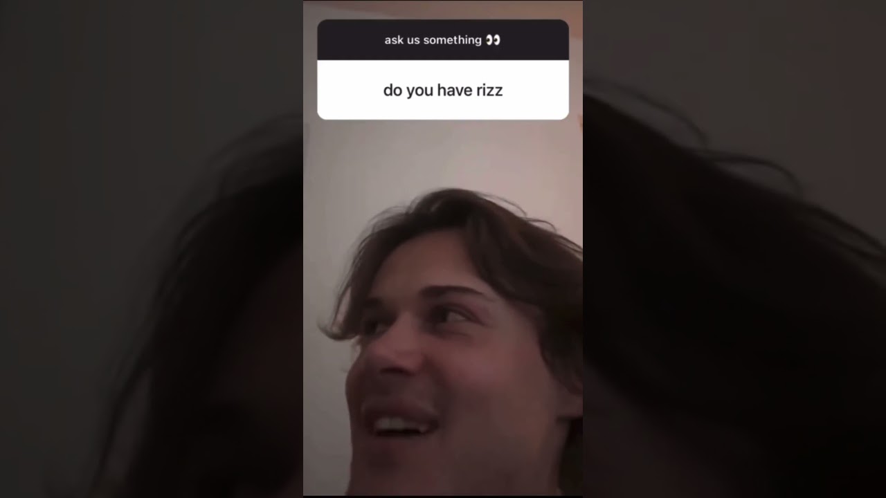 Chris asking his girlfriend if he has rizz 😭💀